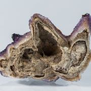 Fluorite with Calcite and Gypsum