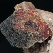 Microcline with Hematite and Quartz