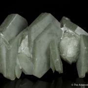 Calcite included by Hedenbergite