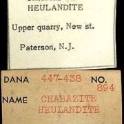 Chabazite on Heulandite