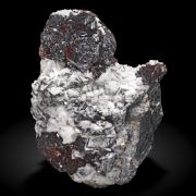 Sphalerite with Dolomite and Siderite