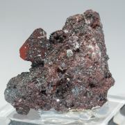 Zunyite with Hematite