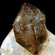 Quartz var. Smoky Quartz on Quartz