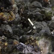 Cubanite + Quartz Prase.