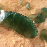 Carbonate-Fluorapatite on Feldspar