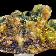 Opal var. hyalite CRAZY FLUORESCENCE