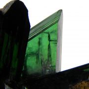 Vivianite with Barite