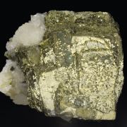 Pyrite with Calcite