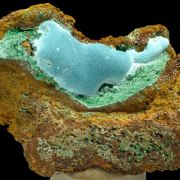 Rosasite, malachite