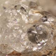 Opal-AN (Hyalite Opal) with Carbonate-rich Fluorapatite (var: Staffelite)