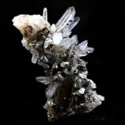 Siderite, Quartz, Pyrite.