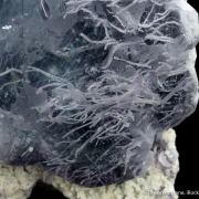Fluorite with Strontianite and Boulangerite inclusions