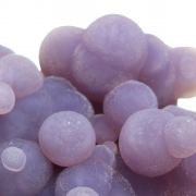Quartz / (var. - Chalcedony) / (var. - Agate) / (Grape Chalcedony / Grape Agate) with Celadonite