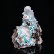 ROSASITE on HEMIMORPHITE - 79 Mine, USA