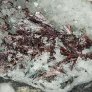 Kermesite with Quartz