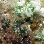 Magnesite, malachite, dolomite, gypsum