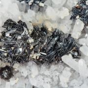 Chalcostibite with Quartz and Dolomite