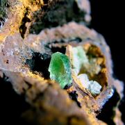 Green Anglesite with Cerussite
