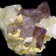 Fluorite, QUARTZ, CALCITE