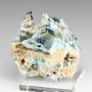 Veszelyite with Hemimorphite
