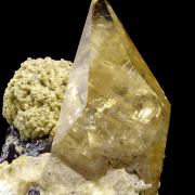 Calcite, baryte, sphalerite