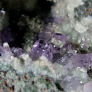 Amethyst Quartz with Calcite and Dolomite