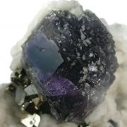 Fluorite on Dolomite