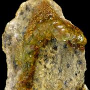 Opal var. hyalite CRAZY FLUORESCENCE