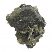 Siderite with Pyrite (replacing Siderite) and Stannite