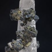 Quartz with Sphalerite and Chalcopyrite