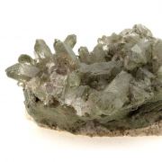 Quartz fumé + Chlorite.