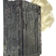 Tourmaline, quartz