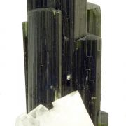 Tourmaline, albite