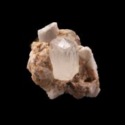 Phenakite (rare matrix drill bit twin) - Ohngaing, Mogok Township, Pyin-Oo-Lwin District, Mandalay Region, Myanmar (Burma)