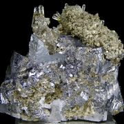 Galena, calcite