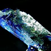 Azurite with Malachite