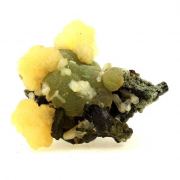 Prehnite, Stilbite, Epidote.