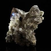 Smoky quartz with Chlorite + Adularia.