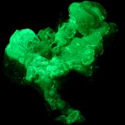 Opal var. hyalite CRAZY FLUORESCENCE