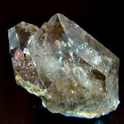 Hematite with Rutile on Quartz var. Smoky Quartz