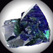 Azurite w/ Malachite