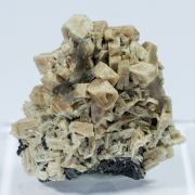 Magnetite (variety Ti-bearing) with Microcline and Quartz
