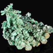 Copper with malachite coating