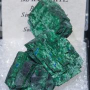 Malachite after Azurite