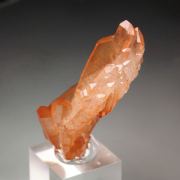orange QUARTZ bi-terminated
