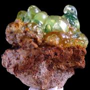 Opal var. hyalite CRAZY FLUORESCENCE