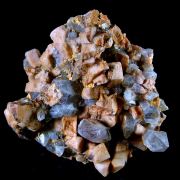 Amethystine Quartz on Orthoclase