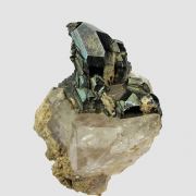 Cavernous Hematite on Quartz