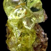 Opal var. hyalite CRAZY FLUORESCENCE