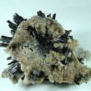 Stibnite, Berthierite, Calcite